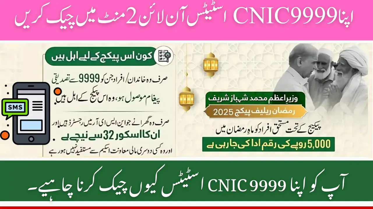 Check Your 9999 CNIC Status Online in 2 Minutes Step-by-Step Guide