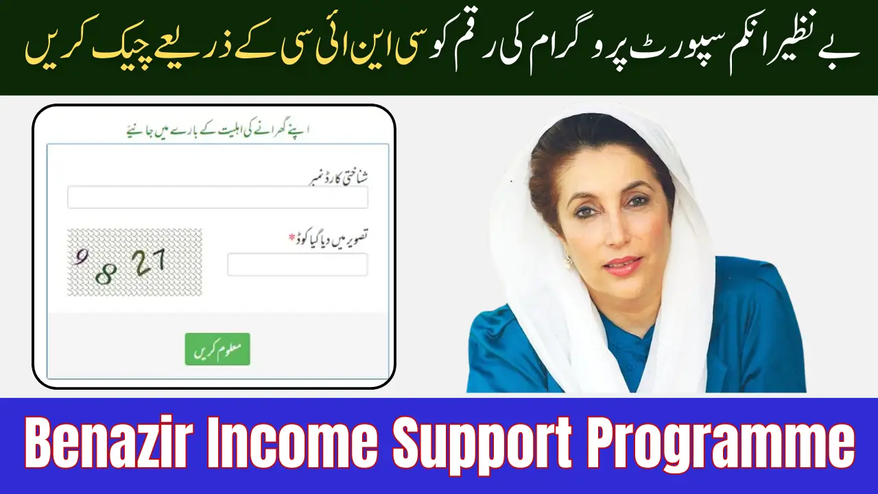 Benazir Income Support Programme 8171 Results Check By CNIC Complete Update