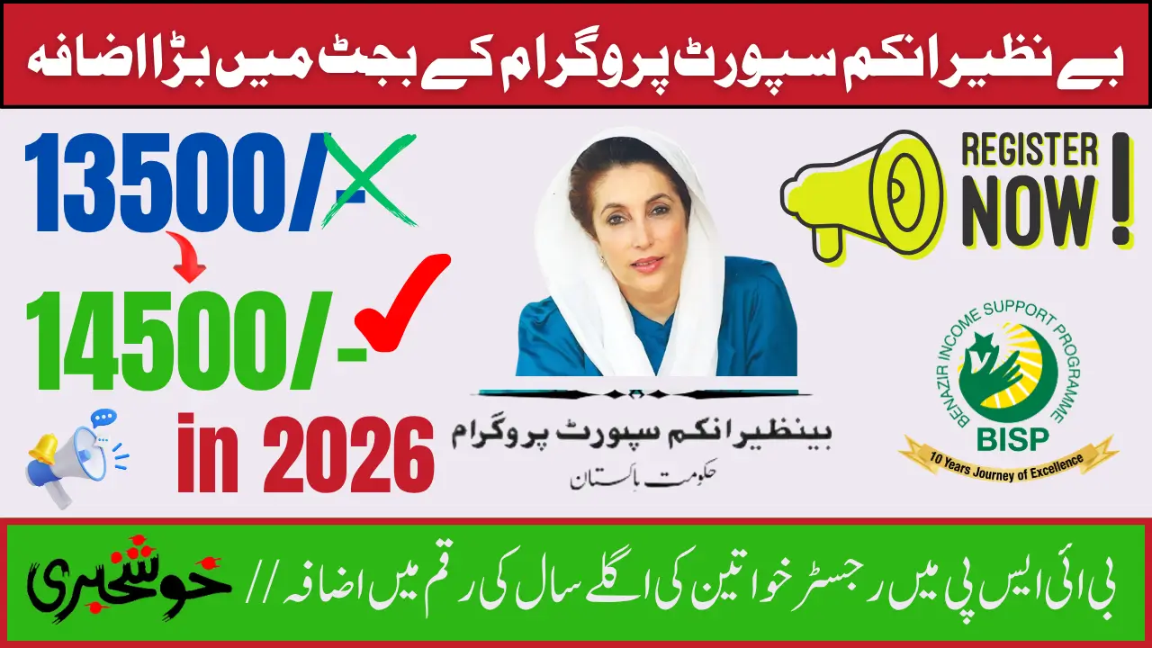 BISP 14500 Payment Status 2026 Encouraging News for Registered Women
